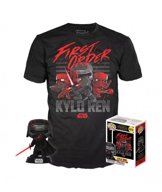 Star Wars Episode IX POP! & Tee Box Kylo Ren (Supreme Leader) Exclusive